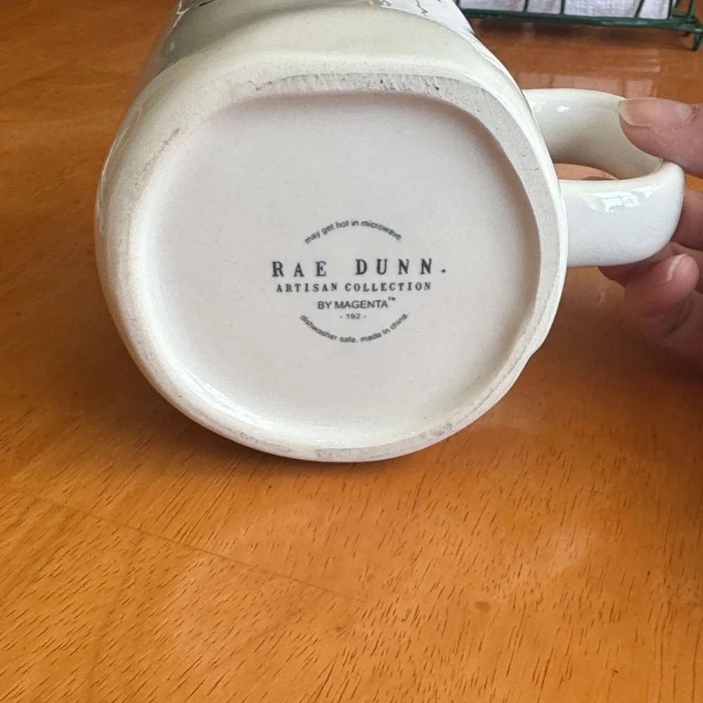 "SHARE" Ceramic Rae Dunn Coffee Mug - White - Holds 20oz! - Picture 2 of 4